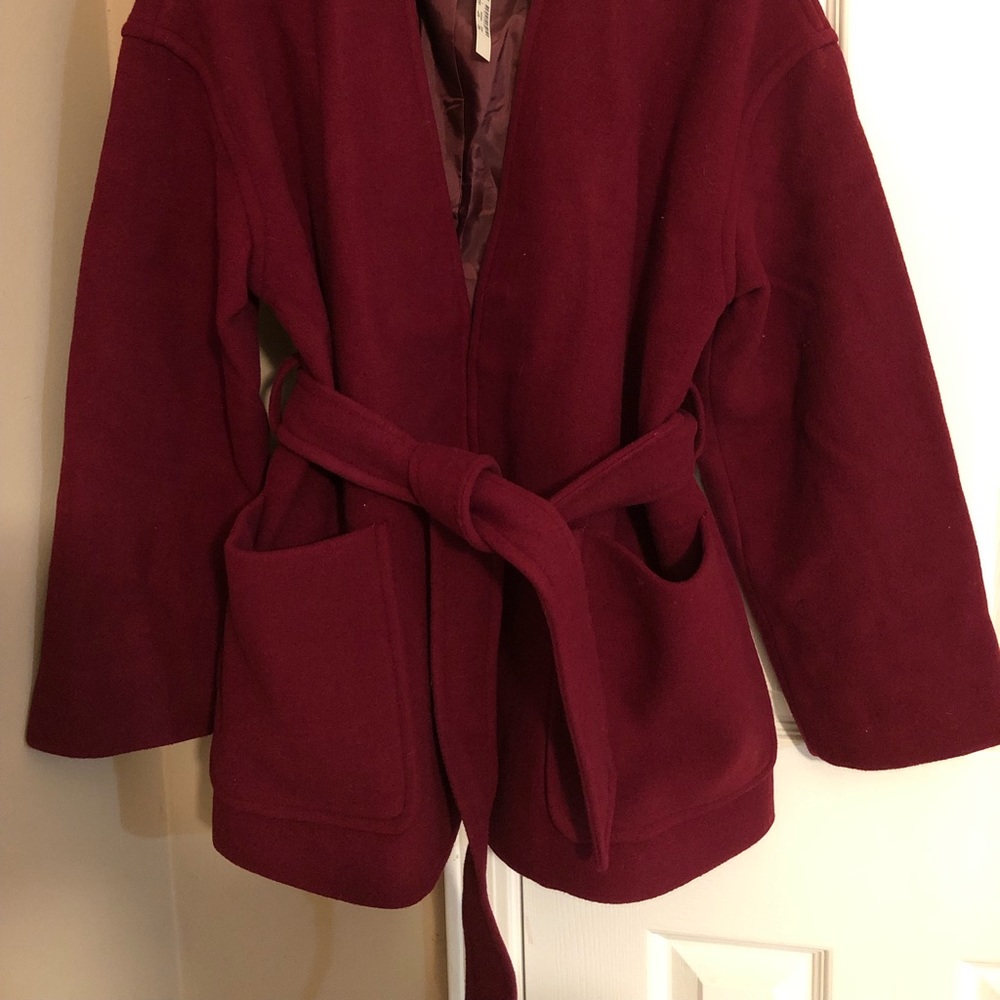 Madewell wool belted jacket